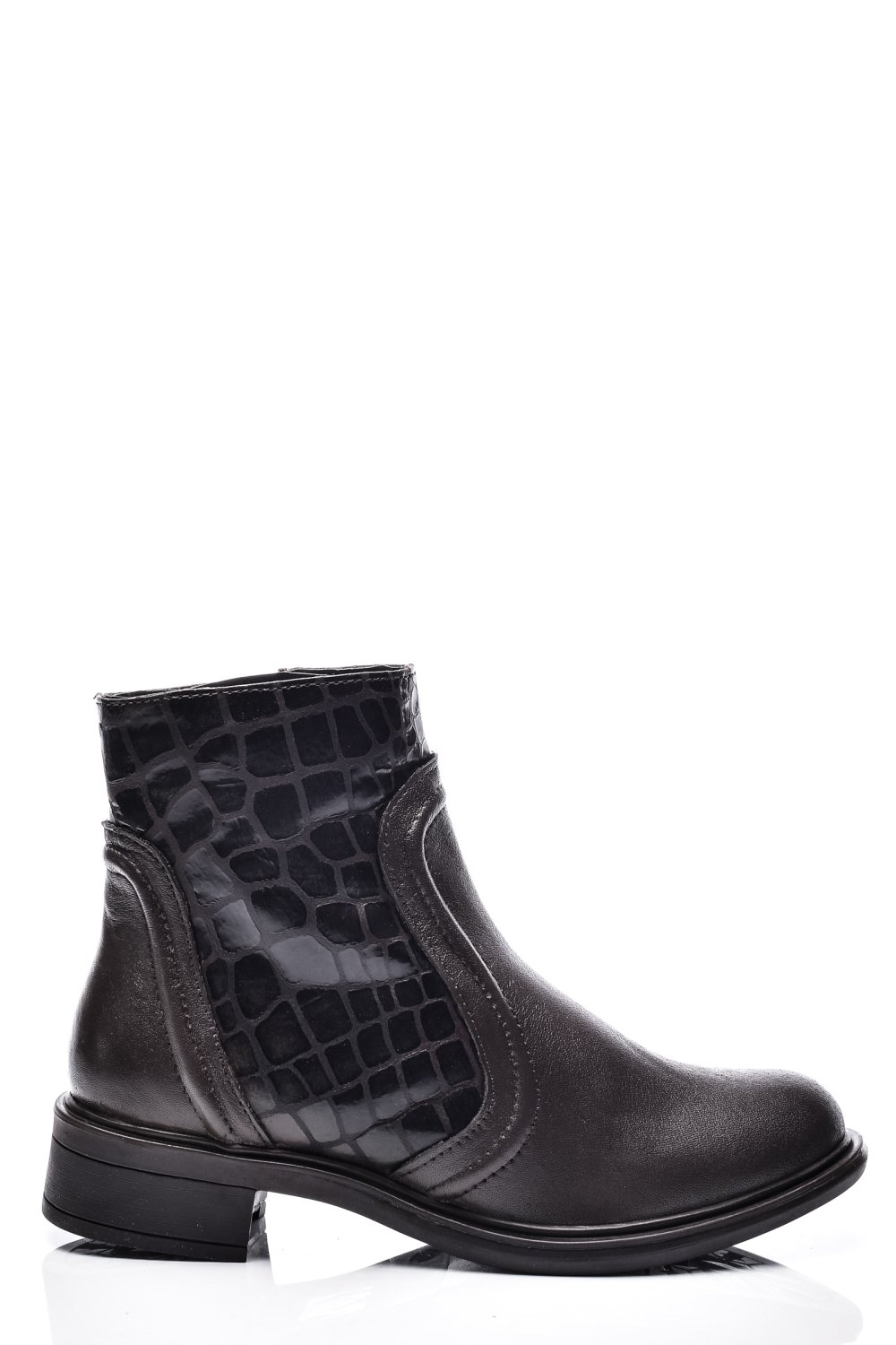GHETE DAMA DE IARNA PIELE NATURALA MARO INCHIS CAPTUSITE  7S77604