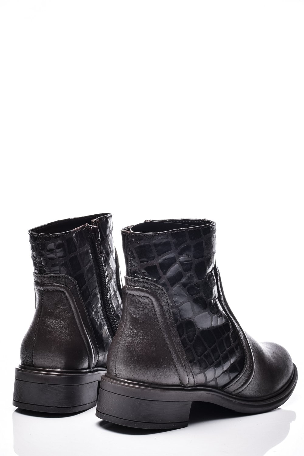 GHETE DAMA DE IARNA PIELE NATURALA MARO INCHIS CAPTUSITE  7S77604