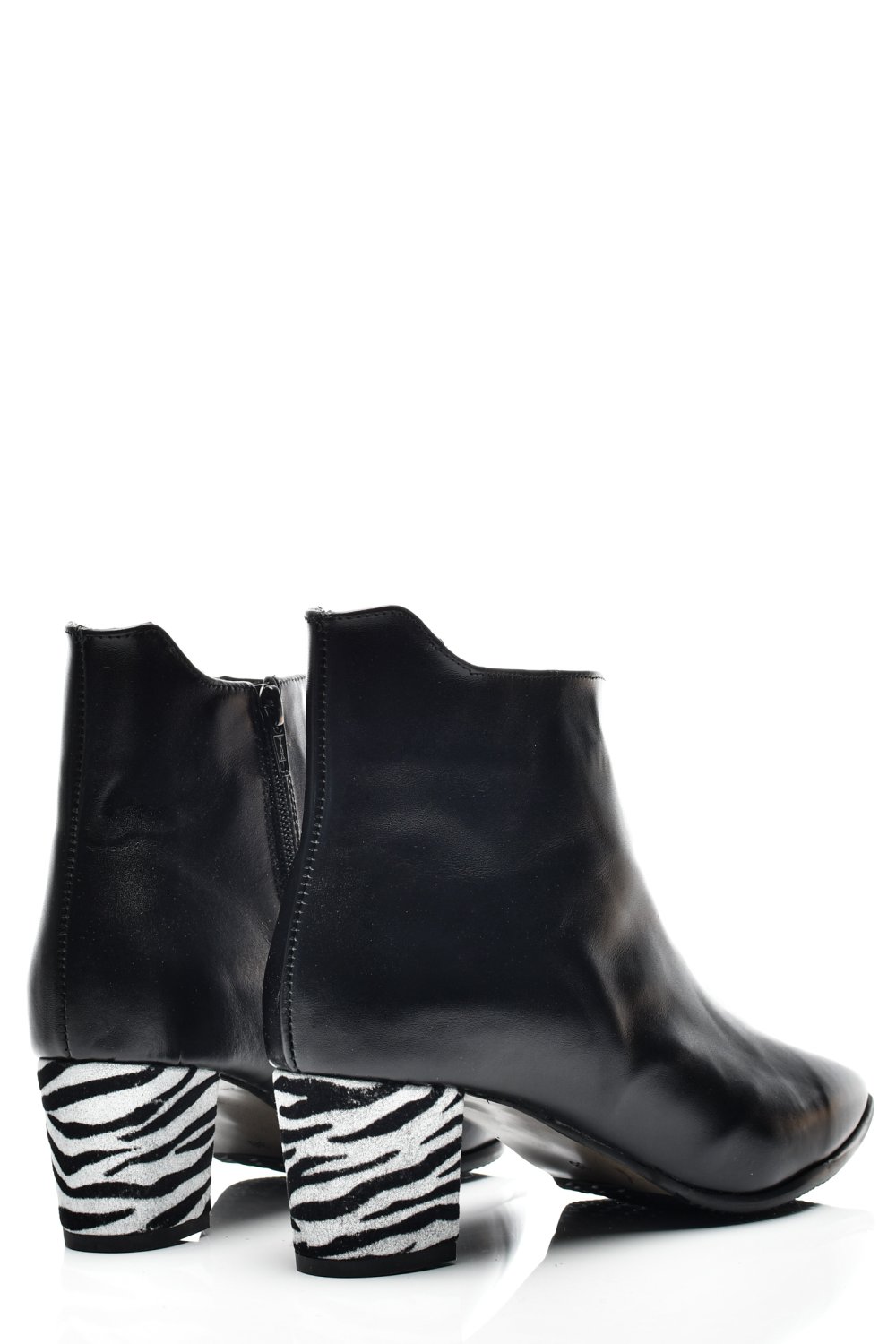 BOTINE DAMA PIELE NATURALA NEGRE 7S7723