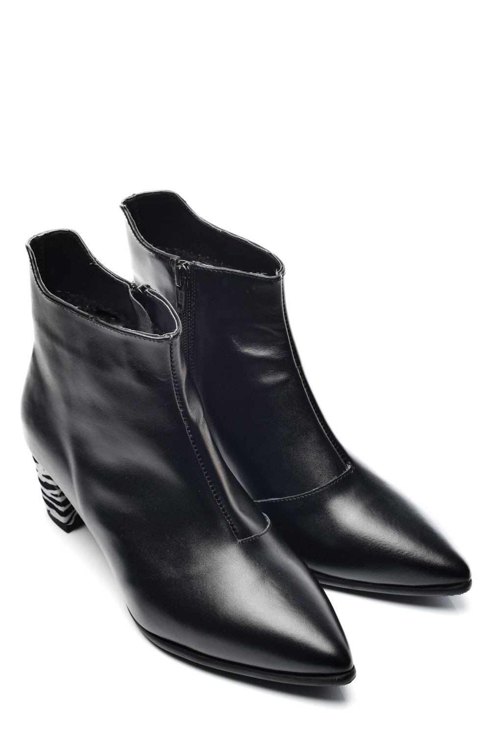 BOTINE DAMA PIELE NATURALA NEGRE 7S7723