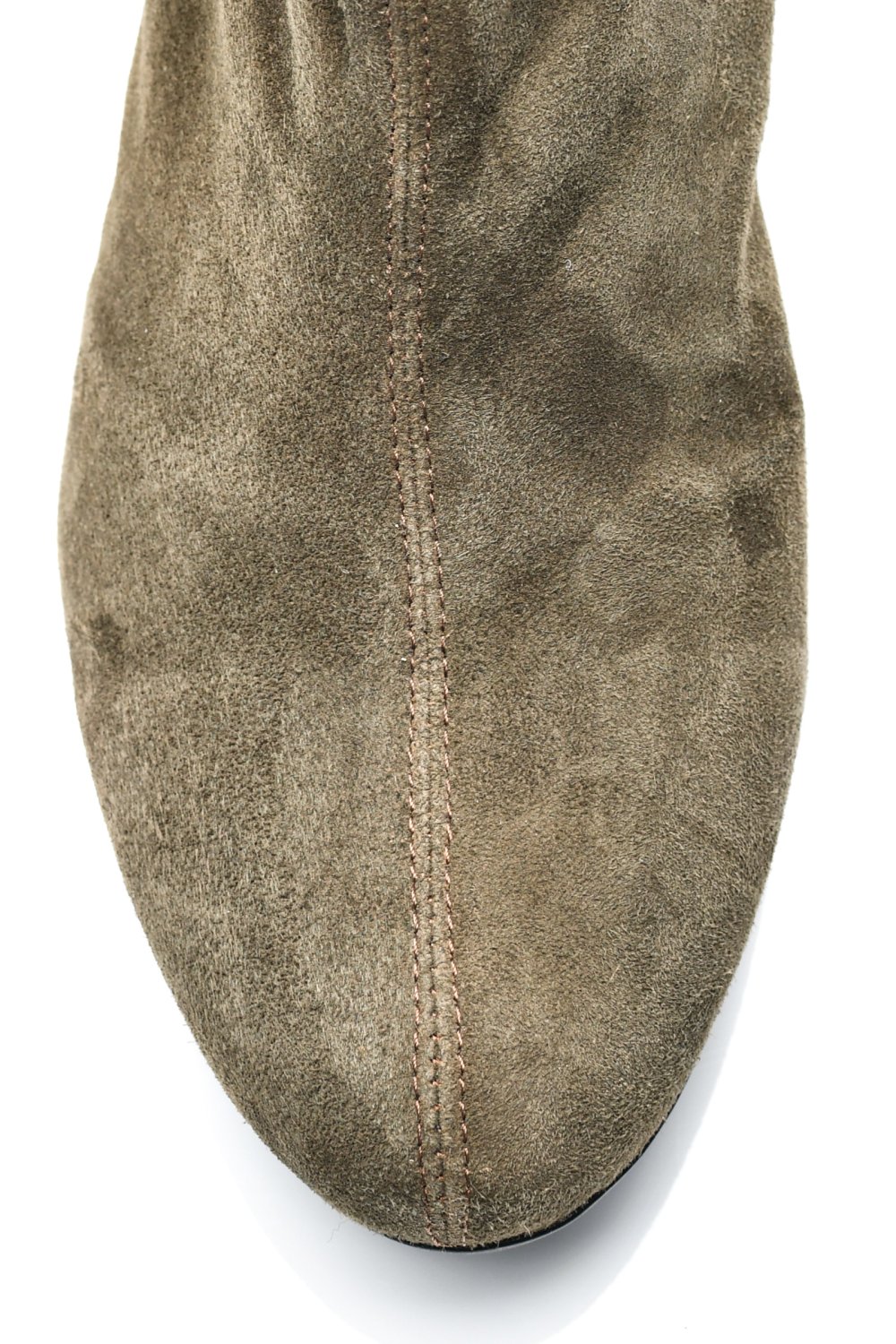 BOTINE DAMA PIELE NATURALA INTOARSA KHAKI 7S7722