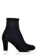 BOTINE DAMA PIELE NATURALA INTOARSA NEGRE 7S7771