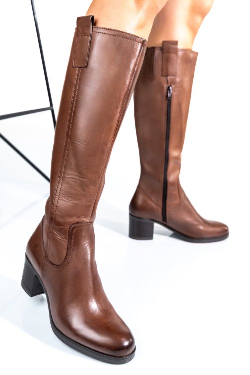 Cizme dama piele naturala maro ws77b70h06