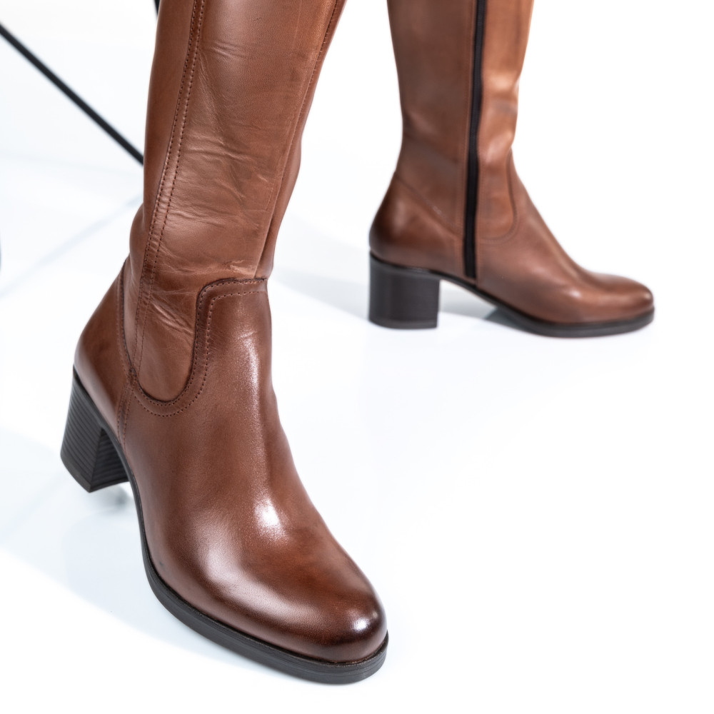 CIZME DAMA PIELE NATURALA MARO WS77B70H06