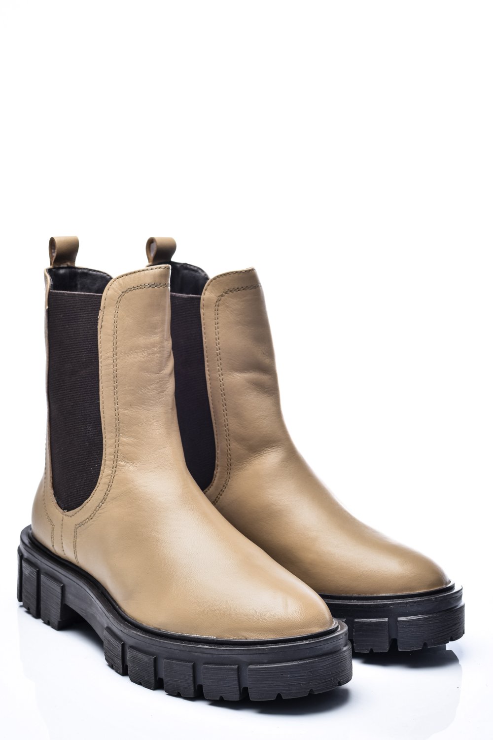 GHETE DAMA DE IARNA PIELE NATURALA BEJ 8S77568