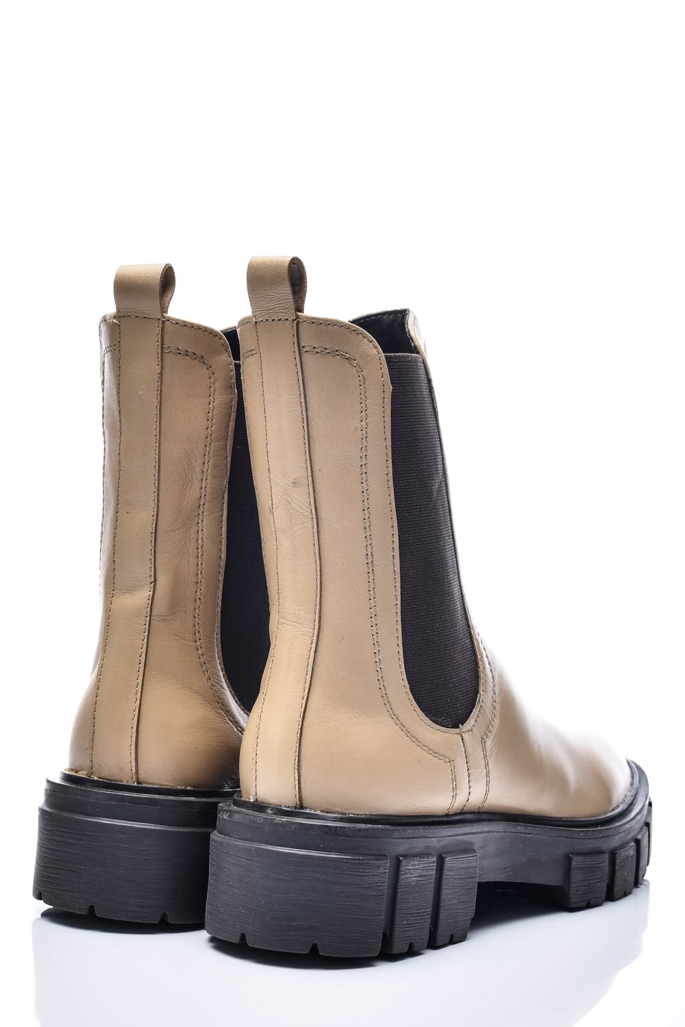 GHETE DAMA DE IARNA PIELE NATURALA BEJ 8S77568