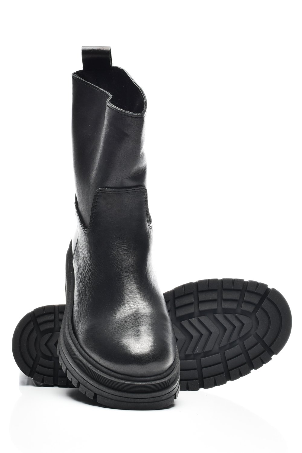 GHETE DAMA PIELE NATURALA NEGRE DS7704