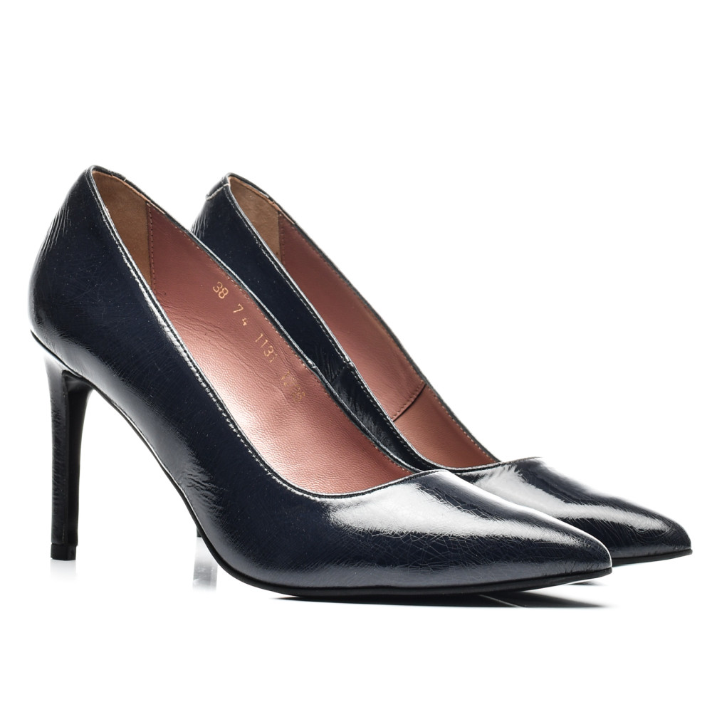 PANTOFI DAMA GUBAN PIELE NATURALA  NAVY 1S77206