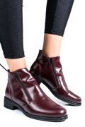 GHETE DAMA PIELE NATURALA BORDO 0S771