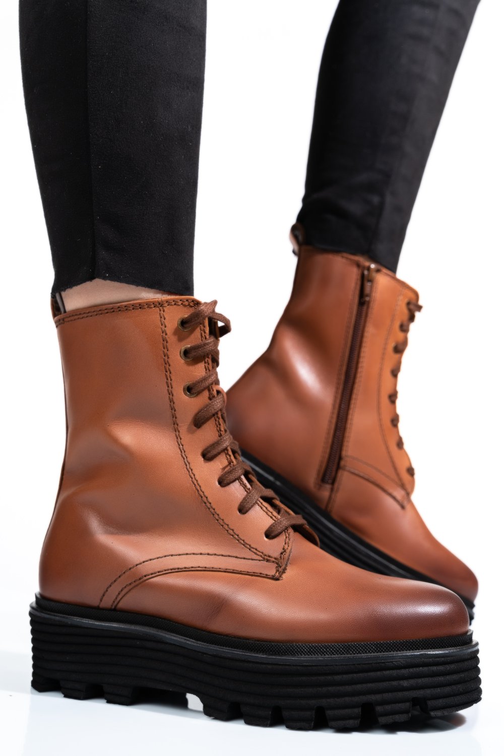 GHETE DAMA PIELE NATURALA MARO 9S77457