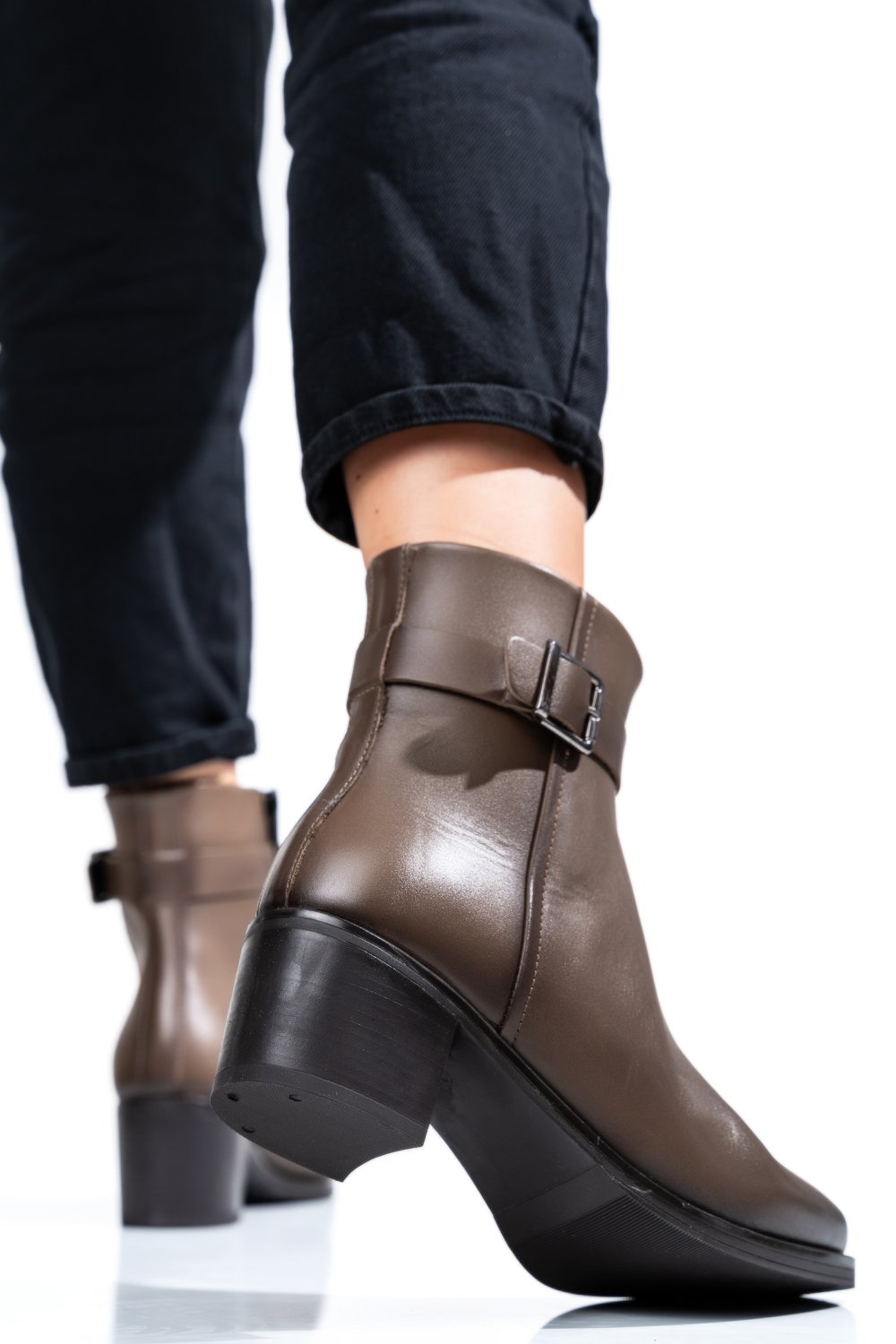 GHETE DAMA PIELE NATURALA MARO TOC MIC 2S7702
