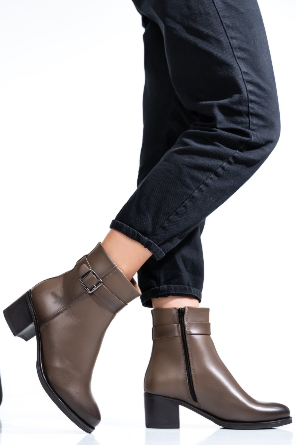 GHETE DAMA PIELE NATURALA MARO TOC MIC 2S7702