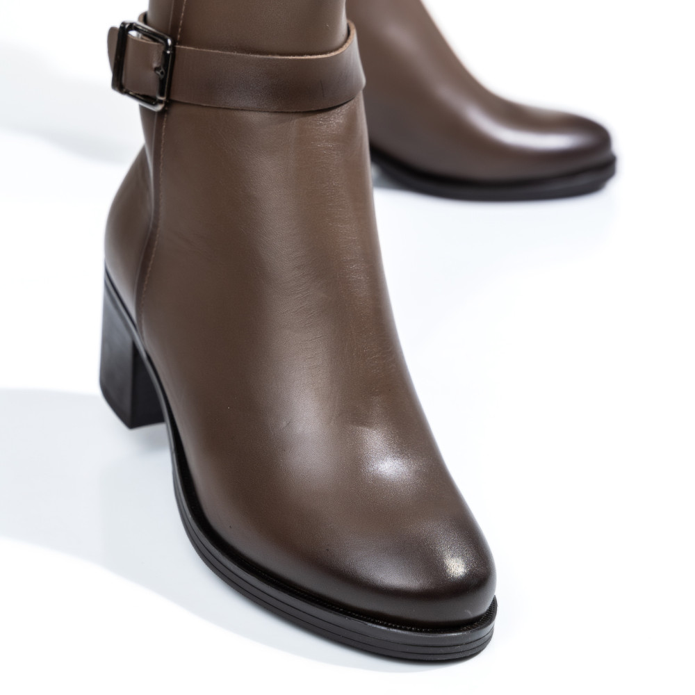 GHETE DAMA PIELE NATURALA MARO TOC MIC 2S7702