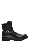 GHETE DAMA IMBLANITE PIELE NATURALA NEGRE 0S7780