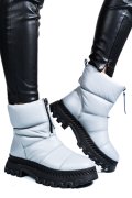GHETE GRI PIELE NATURALA 4PC0-05