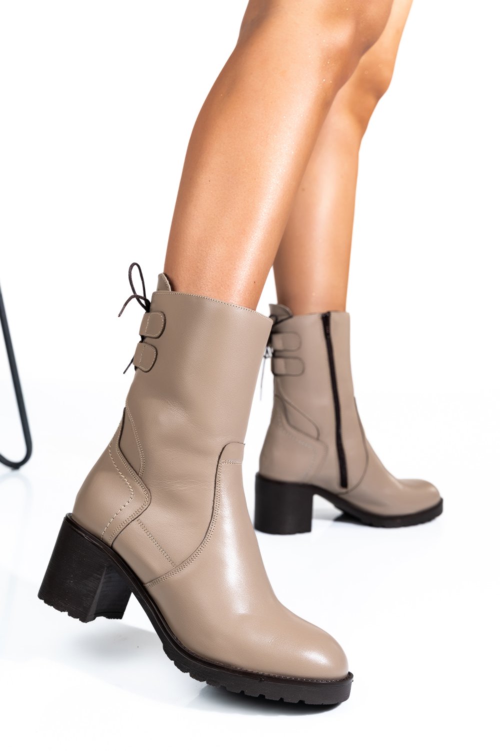 CIZME BEJ PIELE NATURALA 1PC92802NP