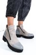 Ghete gri piele naturala intoarsa 0pc04