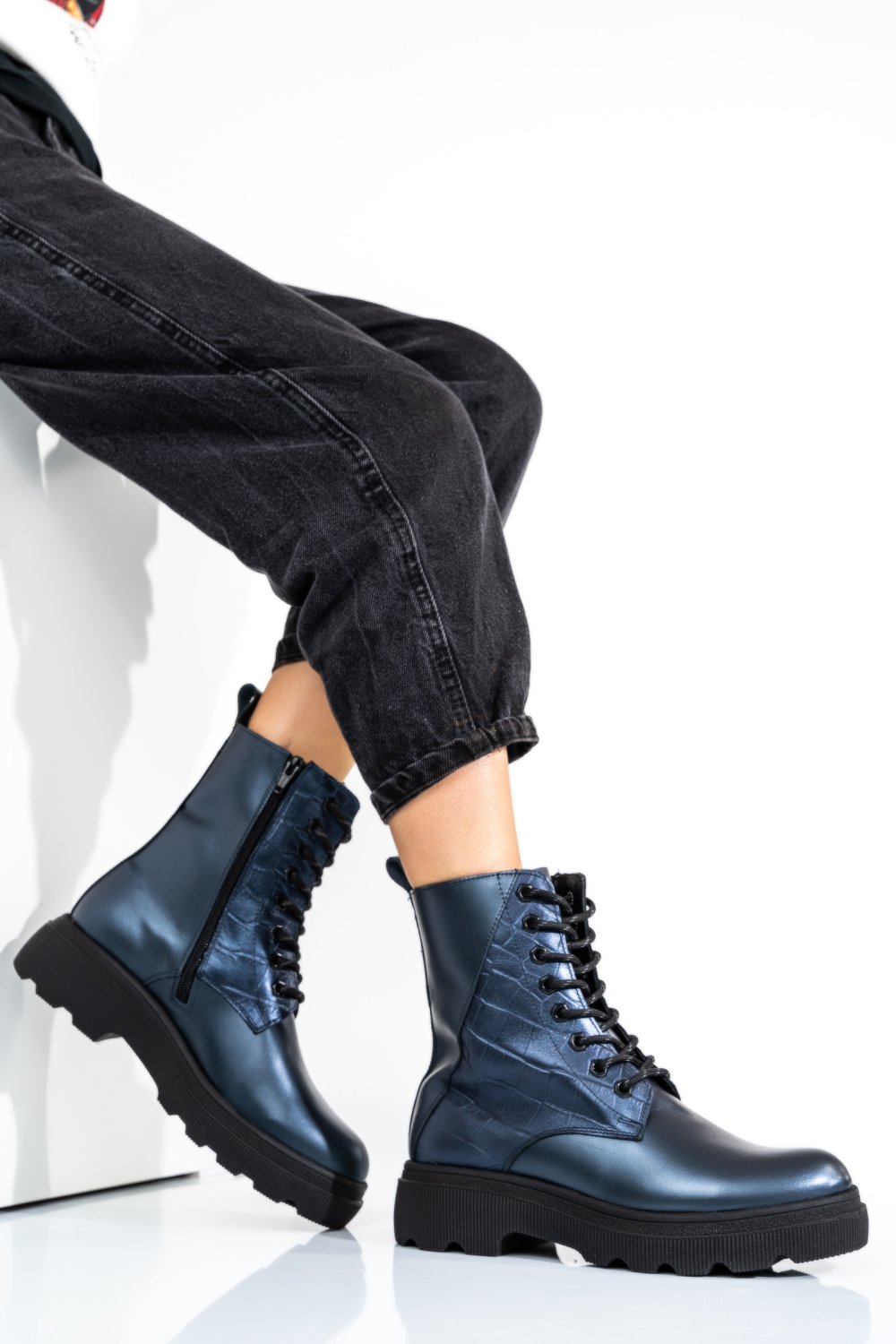 GHETE BLEUMARIN PIELE NATURALA 1S7750LIB