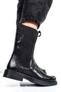 GHETE NEGRE PIELE NATURALA 7S77628