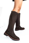 CIZME DAMA PIELE NATURALA MARO NABUK 8S77793