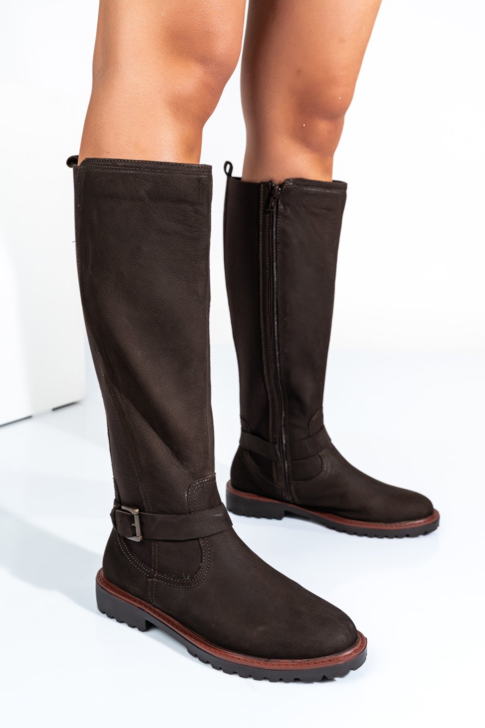 CIZME DAMA PIELE NATURALA MARO NABUK 8S77793