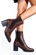 BOTINE DAMA CAPTUSITE  PIELE NATURALA MARO 2S77167