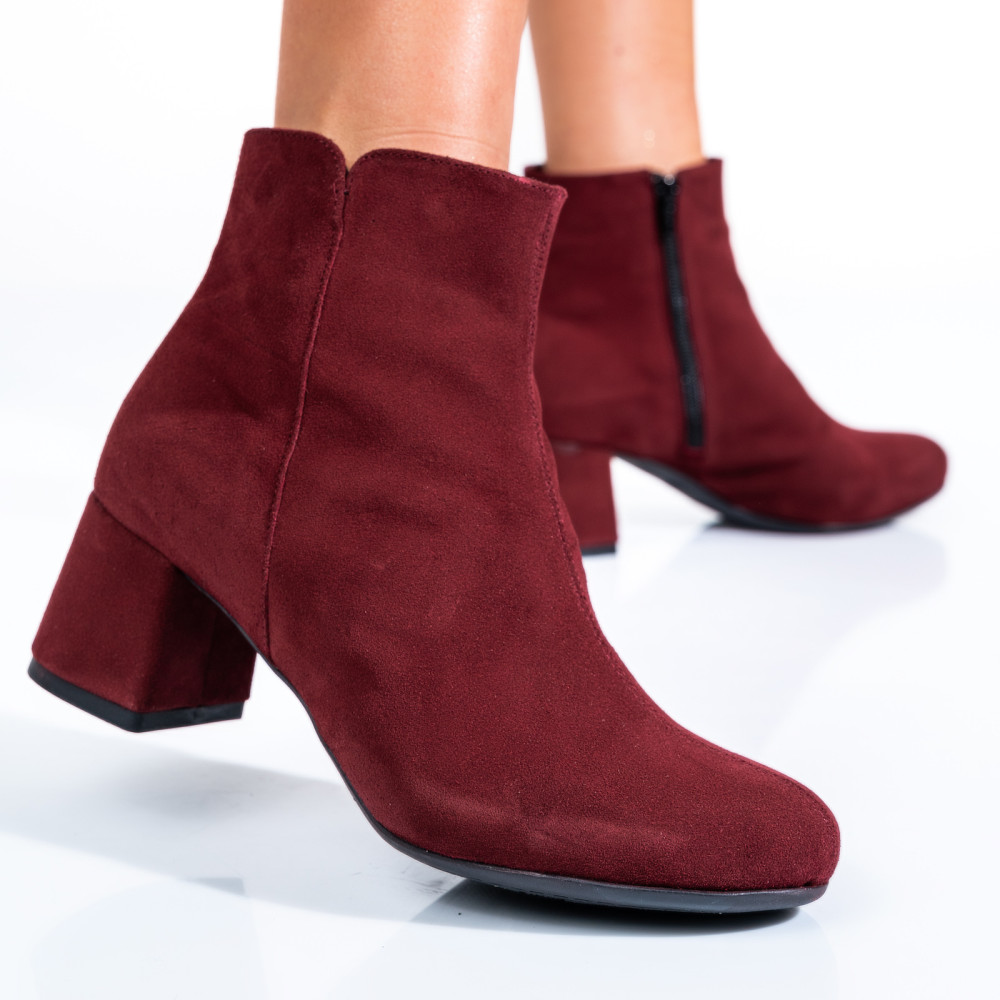 BOTINE DAMA PIELE NATURALA INTOARSA VISINII 7S7721