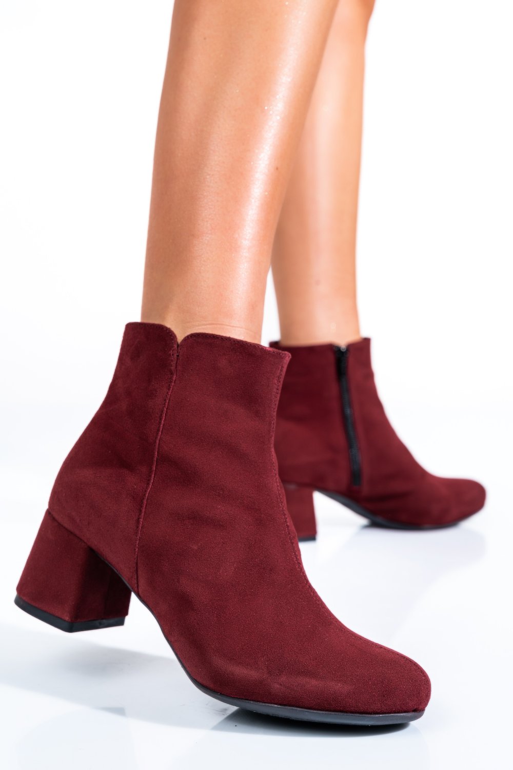 BOTINE DAMA PIELE NATURALA INTOARSA VISINII 7S7721