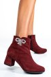 Botine visinii piele naturala intoarsa 7s7733