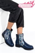 GHETE DAMA PIELE NATURALA BLEUMARIN SNK 0S772LIB