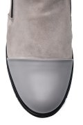 GHETE GRI PIELE NATURALA INTOARSA 0PC04