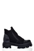 GHETE ALL BLACK PIELE NATURALA INTOARSA 0PC4B