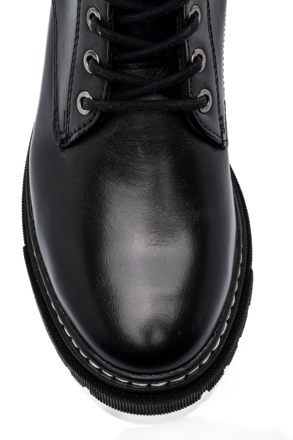 GHETE DAMA CU SIRETURI PIELE NATURALA NEGRE VS77B06-3201