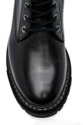 GHETE DAMA CU SIRETURI PIELE NATURALA NEGRE VS77B06-3201