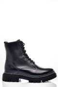 GHETE DAMA CU SIRETURI PIELE NATURALA NEGRE VS77B06-3201