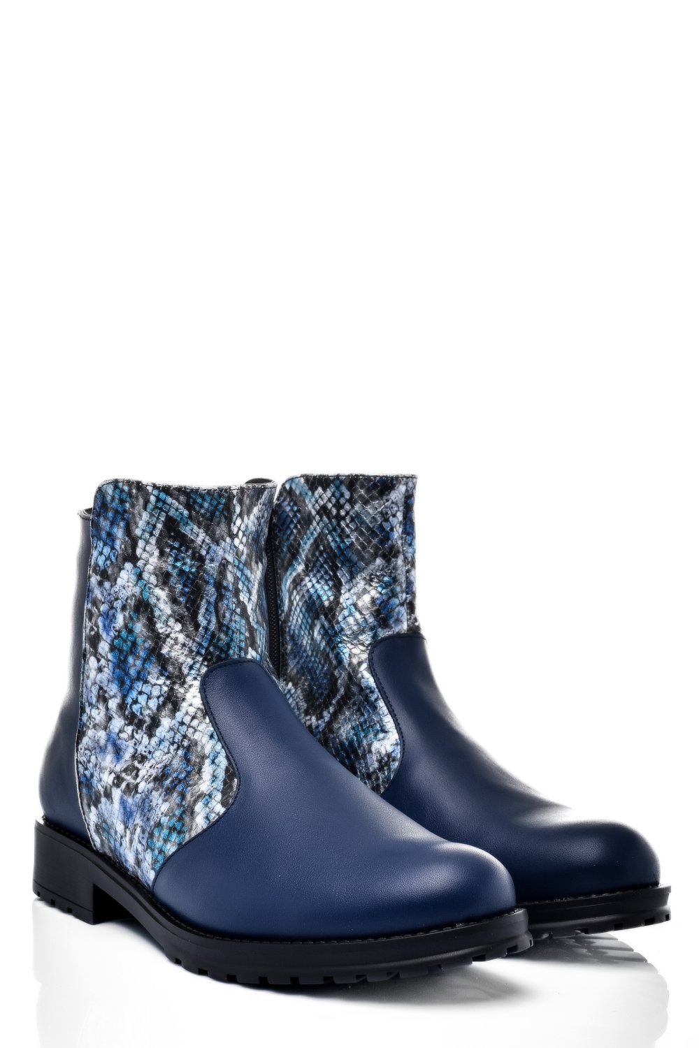 GHETE DAMA PIELE NATURALA BLEUMARIN SNK 0S772LIB