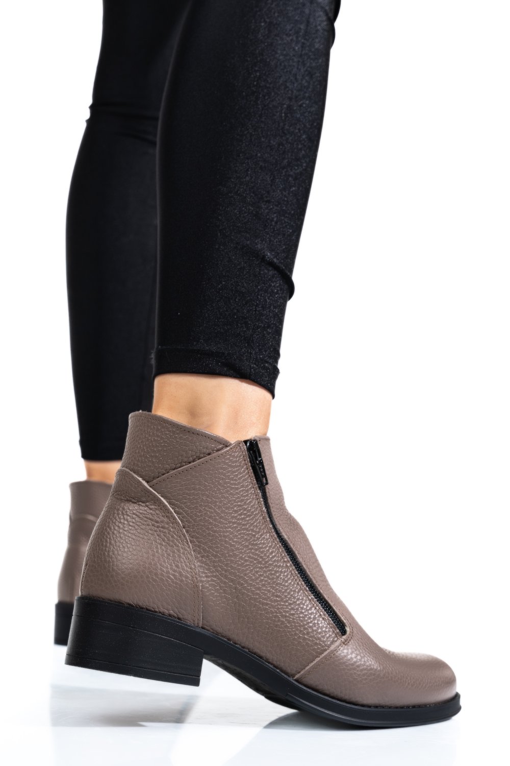 GHETE KHAKI PIELE NATURALA INTERIOR IMBLANIT 0PC1-IMB