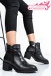 Botine femei piele naturala negre 2s7732-026np