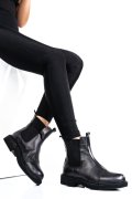 GHETE NEGRE PIELE NATURALA ES77DB002