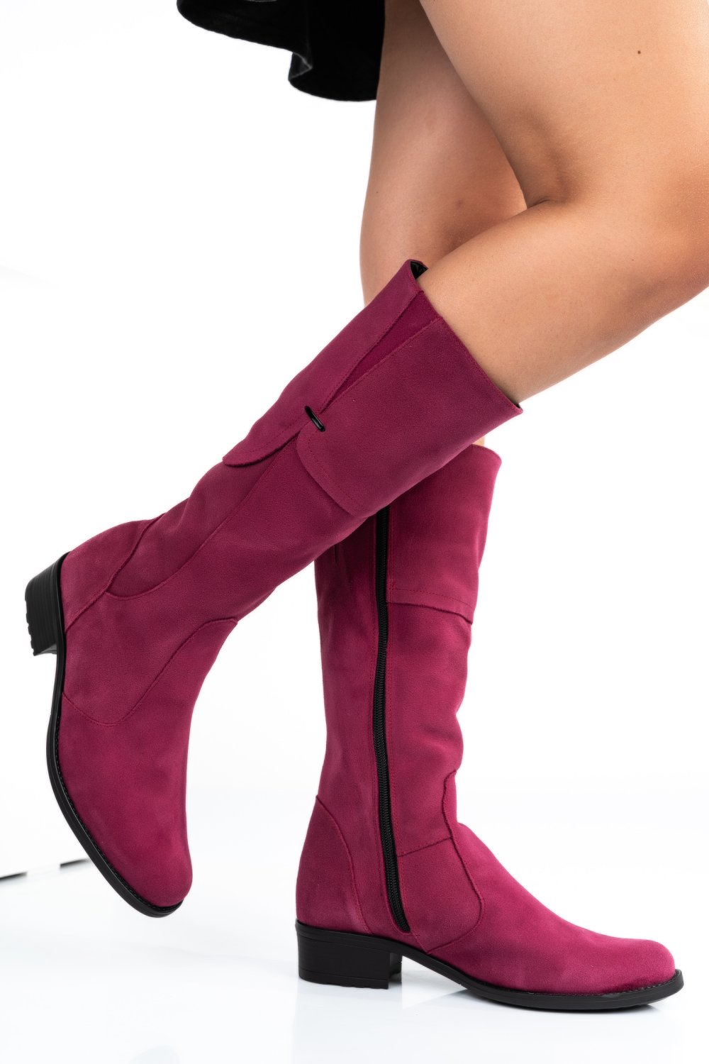 CIZME VISINII PIELE NATURALA INTOARSA 7PC30