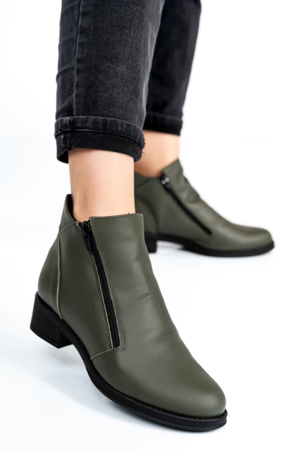 GHETE OLIVE PIELE NATURALA 0PC1