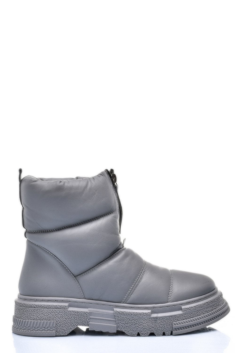 GHETE GRI PIELE NATURALA APCK4005