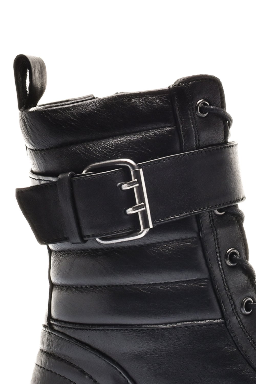 GHETE FEMEI PIELE NATURALA NEGRE 202846NP