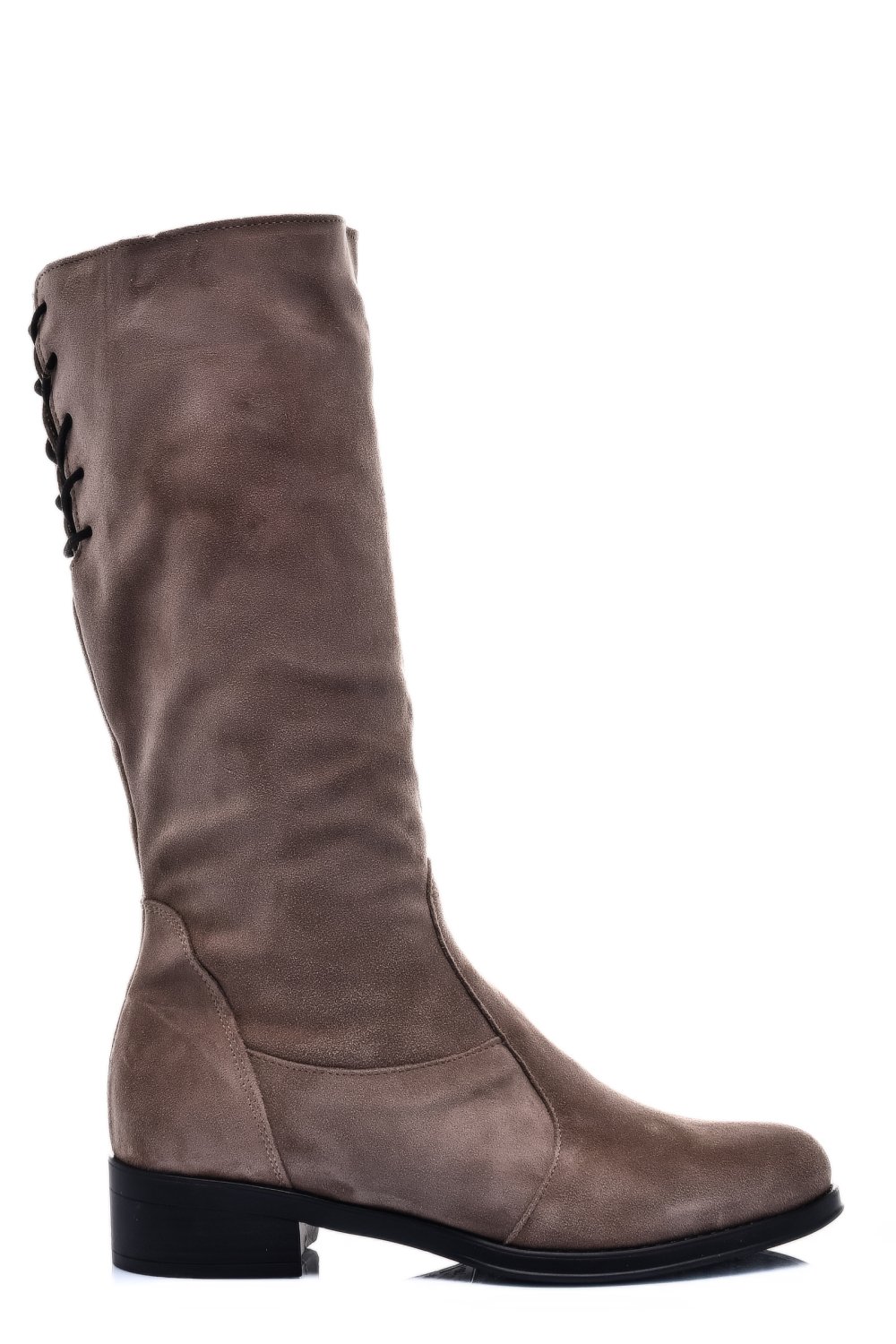 CIZME BEJ PIELE NATURALA INTOARSA 7PC01-IMB