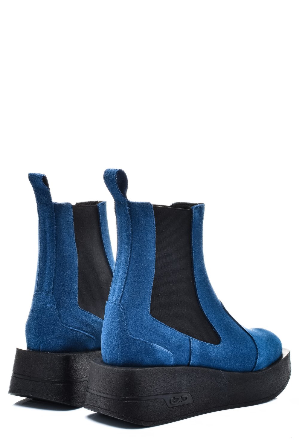 GHETE DAMA DE IARNA PIELE NATURALA INTOARSA BLEUMARIN 2S7700