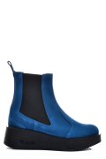 GHETE DAMA DE IARNA PIELE NATURALA INTOARSA BLEUMARIN 2S7700