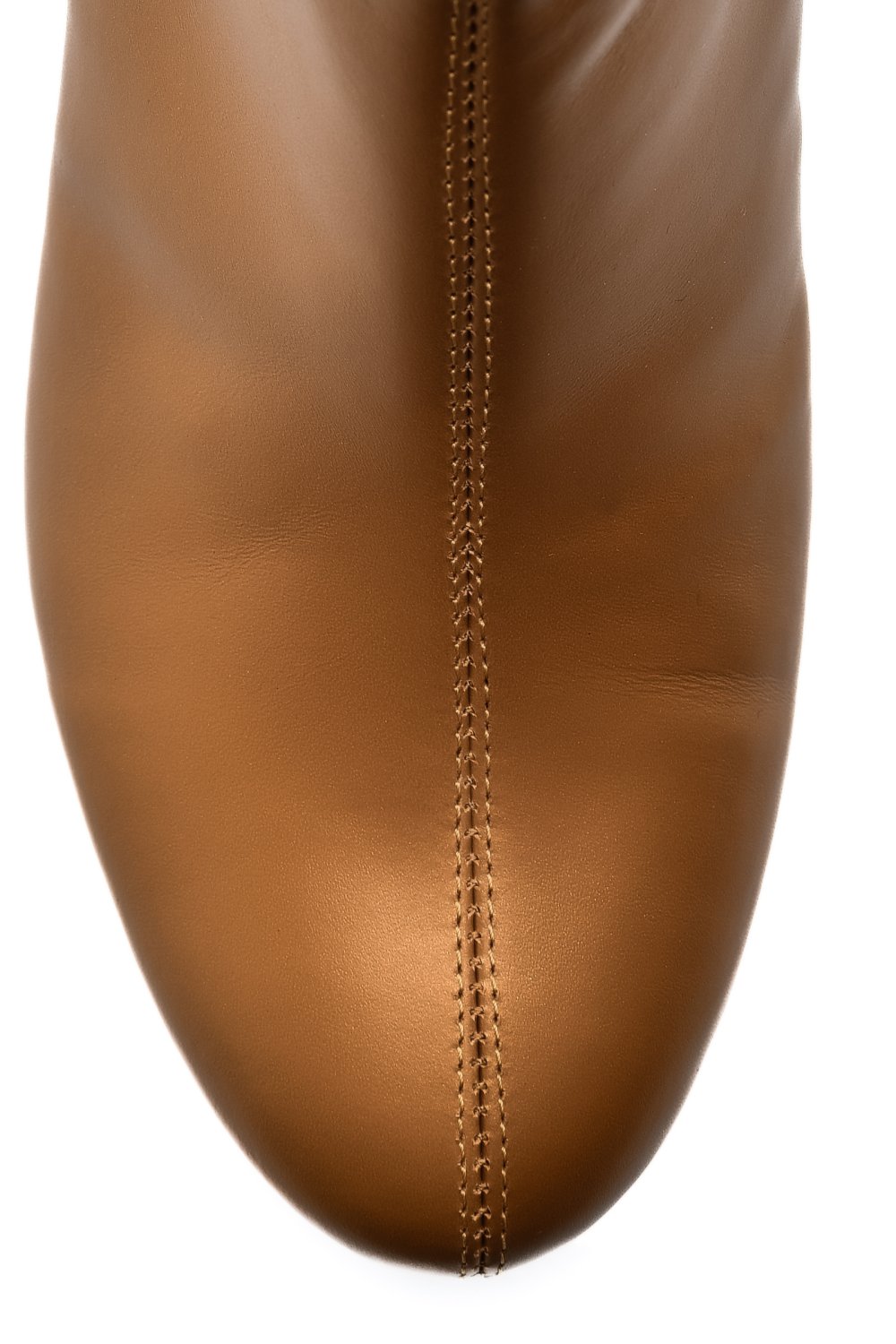 BOTINE MARO PIELE NATURALA INTOARSA 7S7755