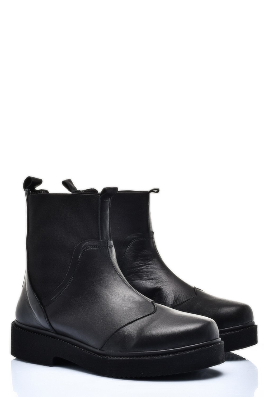 GHETE DAMA CAPTUSITE PIELE NATURALA NEGRE ES77DB005