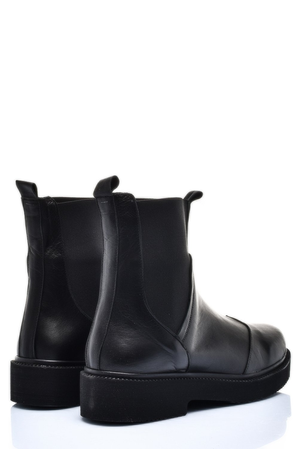 GHETE DAMA CAPTUSITE PIELE NATURALA NEGRE ES77DB005