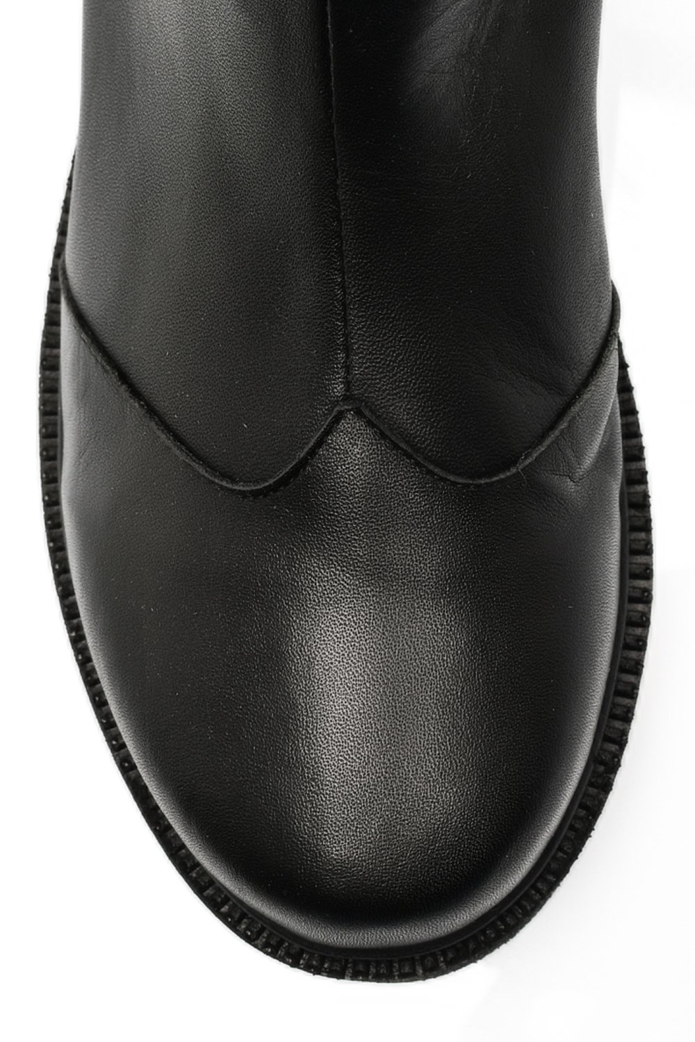 GHETE DAMA CAPTUSITE PIELE NATURALA NEGRE ES77DB005